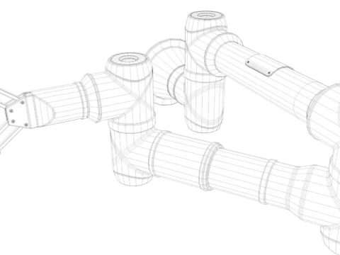 Industrial Robot Arm collection 3D Model