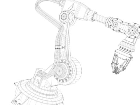 Industrial Robot Arm collection 3D Model