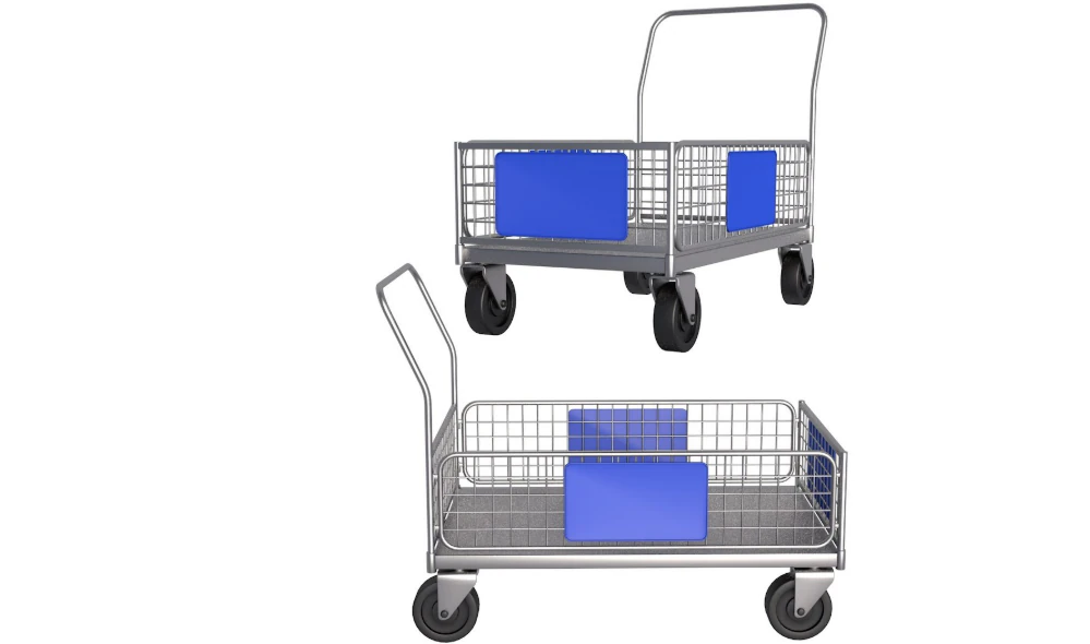 Hand Truck 3D Model .c4d .max .obj .3ds .fbx .stl .blend 