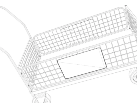 Hand Truck 3D Model