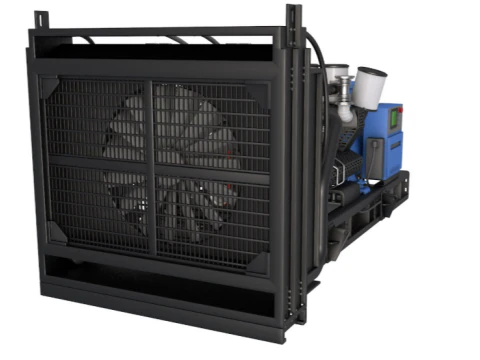 Industrial Diesel Generator 3D Model