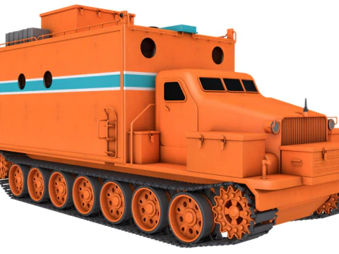 Kharkovchanka-2 Soviet Antarctic Cruisers Stt 3D Model