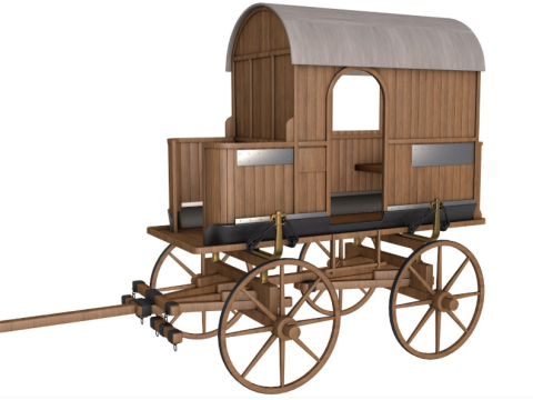 Roman Chariot Model 3D