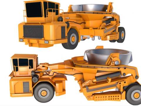 KAMAG C&uuml;ruf Potu Taşıyıcı 3D Model