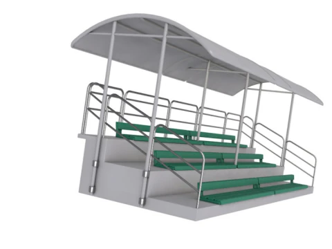 Stadium Seating Tribunes Collection 3D Model