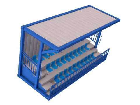 Stadium Seating Tribunes Collection 3D Model