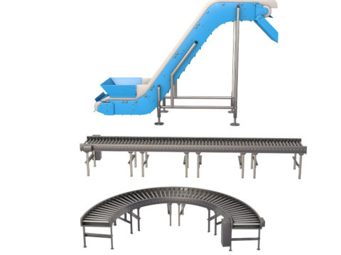 Roller Conveyors Collection Model 3D