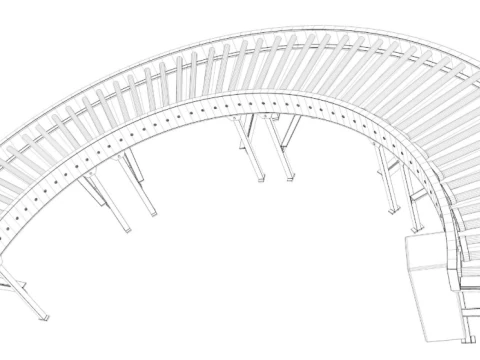 Roller Conveyors Collection 3D Model