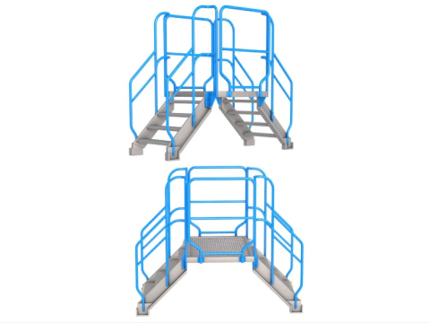 Industrial Stairs Collection 3D Model