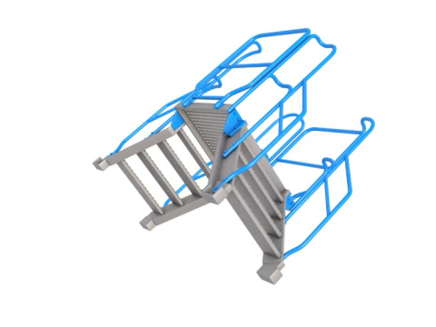 Industrial Stairs Collection 3D Model