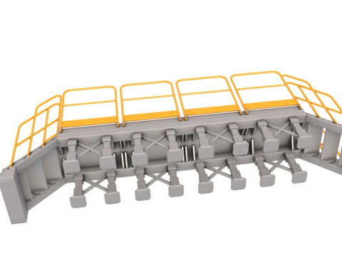 Industrial Stairs Collection 3D Model