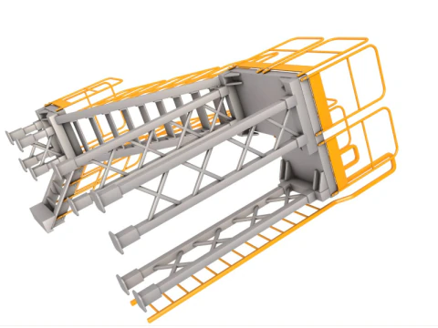 Industrial Stairs Collection 3D Model