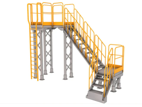 Industrial Stairs Collection 3D Model