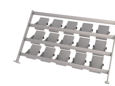 Stadium Lights Panel 3D Model