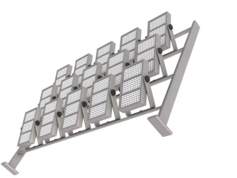 Stadium Lights Panel 3D Model