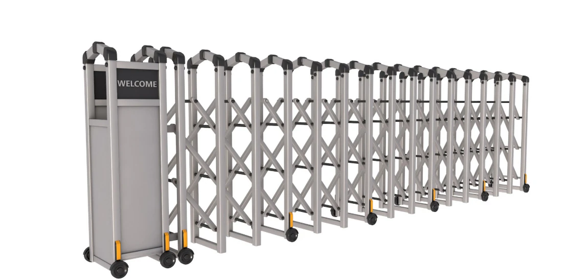 Trackless Retractable Gate 3D Model .c4d .max .obj .3ds .fbx .stl .blend 