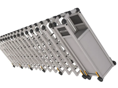 Trackless Retractable Gate 3D Model