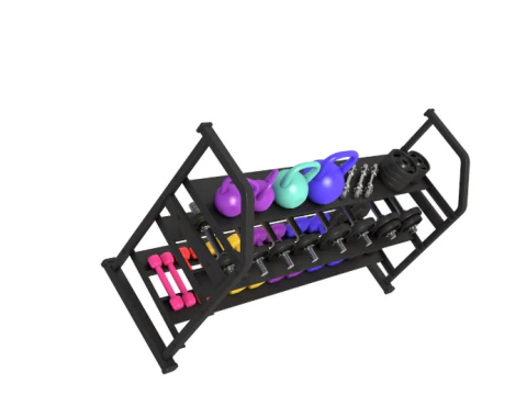 Gym Equipment Collection 3D Model