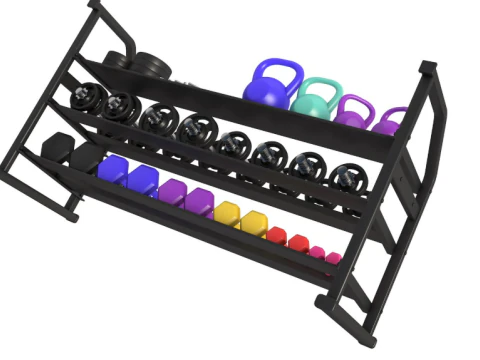 Gym Equipment Collection 3D Model