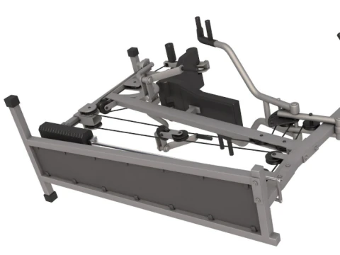 Gym Equipment Collection 3D Model