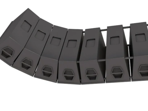 Linear Array Speaker System 3D Model