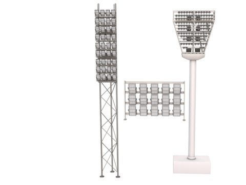Stadium Lights 3D Model