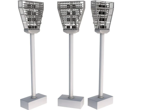 Stadium Lights 3D Model