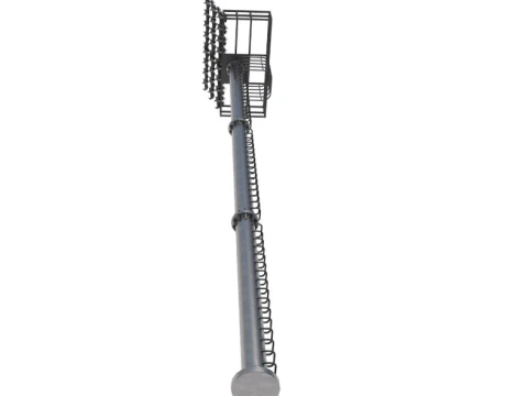 Stadium Lights 3D Model