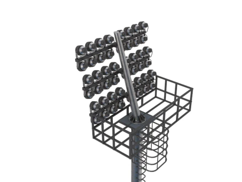 Stadium Lights 3D Model