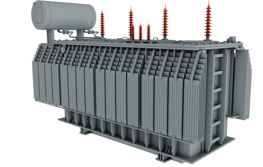 Transformator elektryczny Model 3D .c4d .max .obj .3ds .fbx .stl .blend 