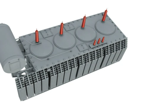 Transformator elektryczny Model 3D