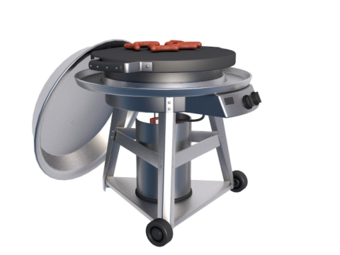 Professional Grill Cart 3D Модель