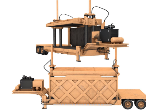 Car Crusher Modello 3D