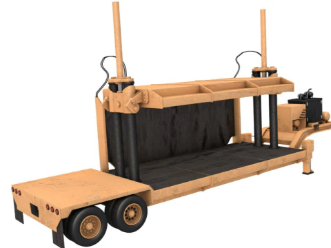 Car Crusher 3D Model