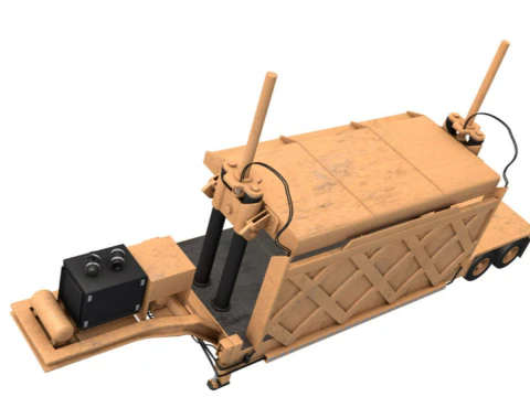 Car Crusher 3D Model