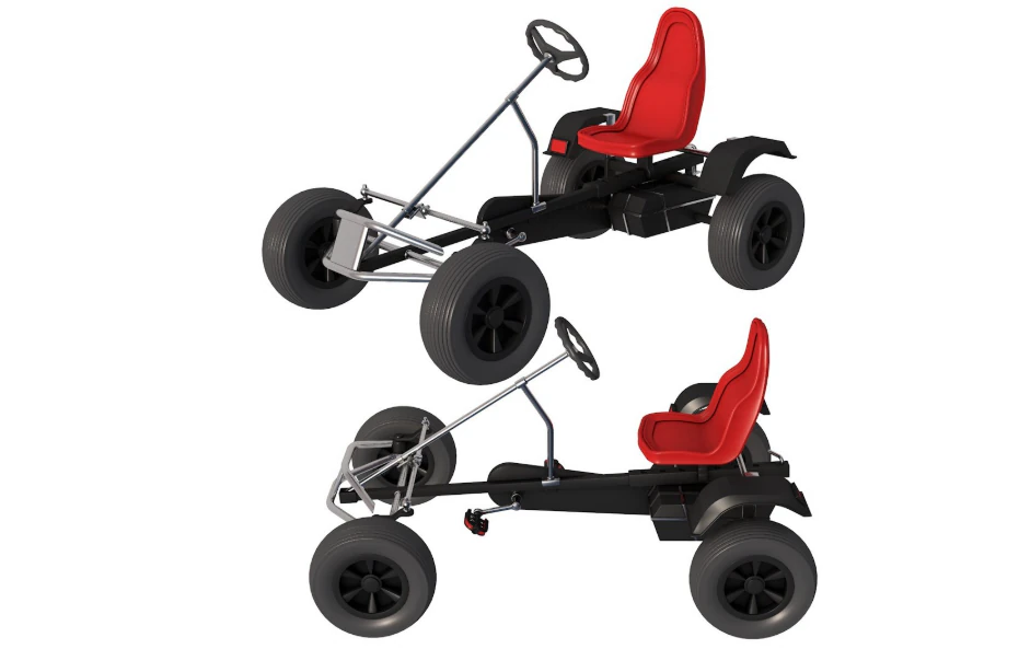 Go Kart 3D Model .c4d .max .obj .3ds .fbx .stl .blend 