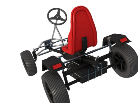 Go Kart 3D Model