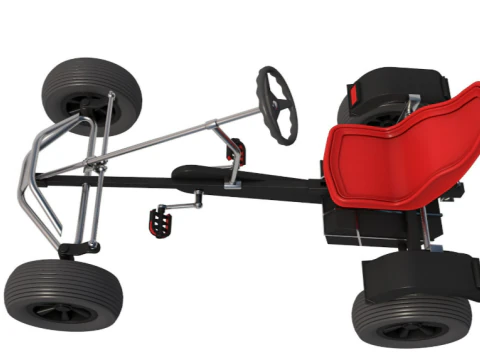 Go Kart 3D Model