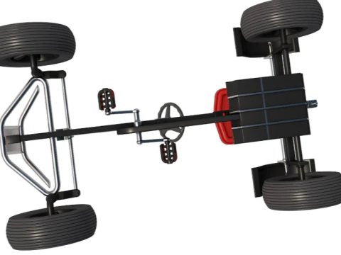 Go Kart 3D Model