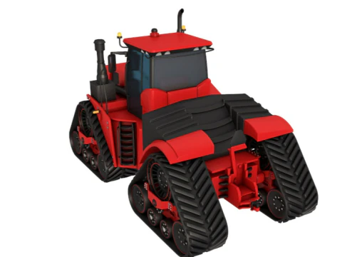 Four Track Tractor 3D Model
