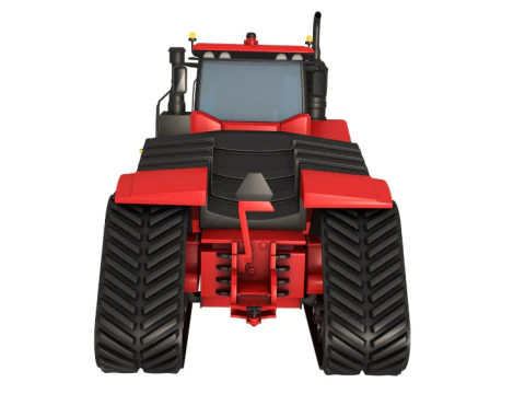 Four Track Tractor 3D Model