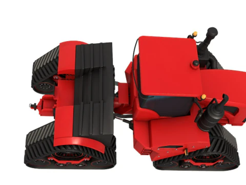 Four Track Tractor 3D Model