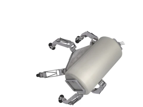 Generisches Lunar Rover-Frachtmodul 3D Modell