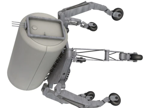 Generisches Lunar Rover-Frachtmodul 3D Modell