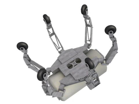 Generisches Lunar Rover-Frachtmodul 3D Modell