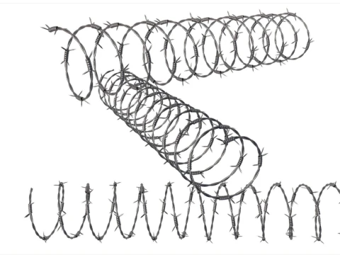 Barbed Wire 3D Model