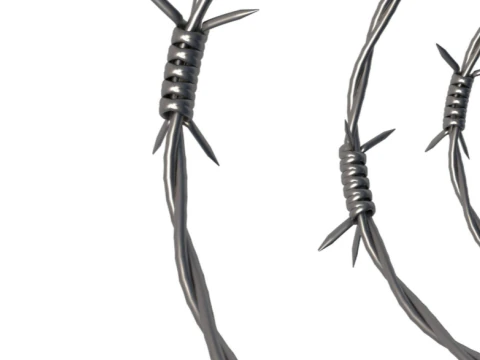 Barbed Wire 3D Model