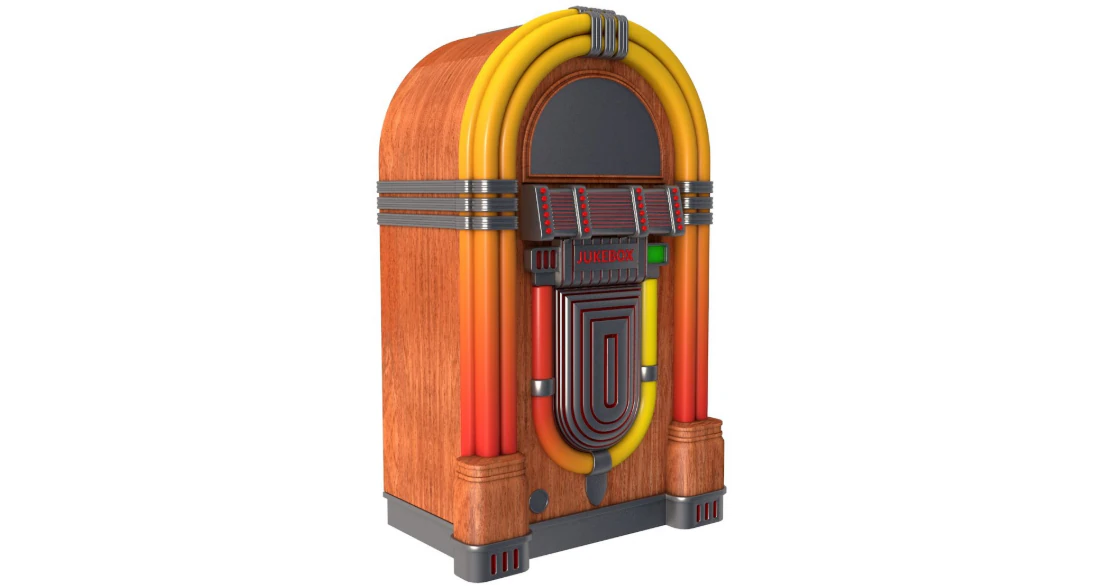 Jukebox 3D Modell .c4d .max .obj .3ds .fbx .stl .blend 