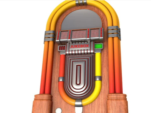 Jukebox 3D Modell