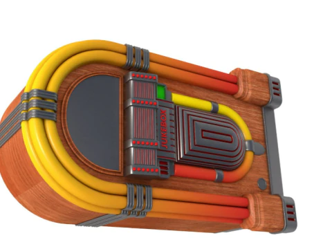 Jukebox 3D Modell